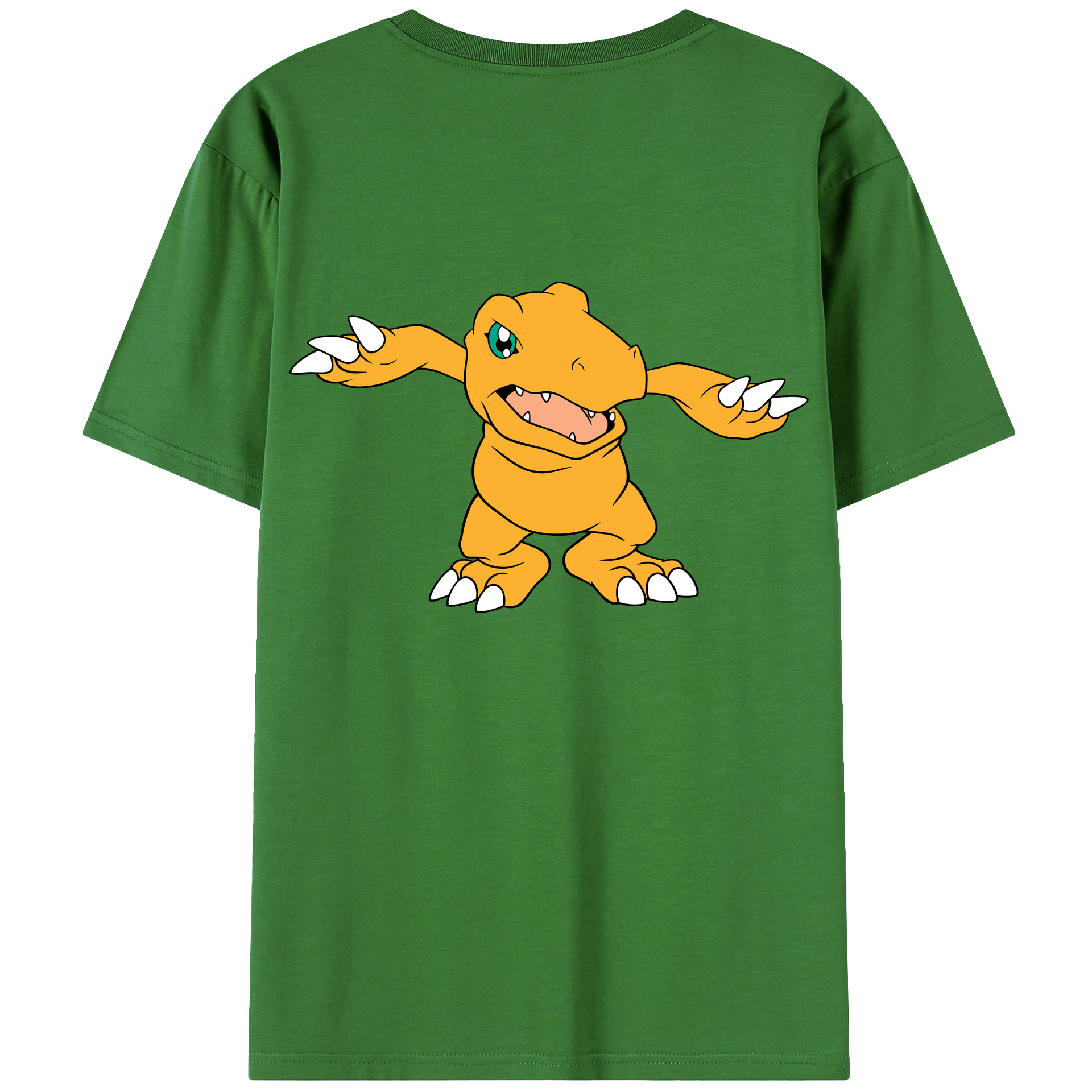 （画像用） Digimon デジタルモンスター/デジモン レディース半袖Tシャツ(バックプリント)
